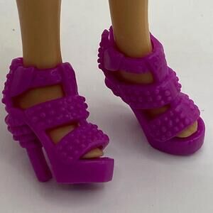 Barbie Heels~ Magenta Studded High Heel